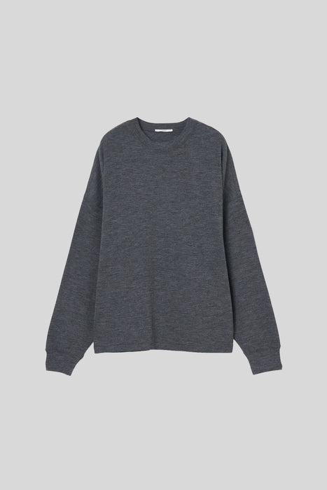 Wool Long Sleeve Tee_Red