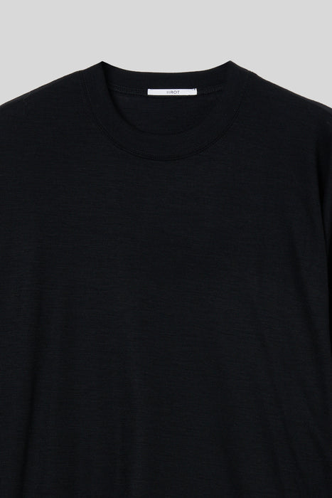 Wool Long Sleeve Tee_Black