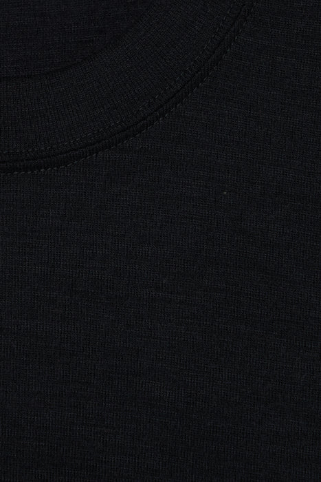 Wool Long Sleeve Tee_Black