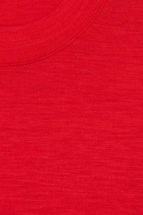 Wool Long Sleeve Tee_Red