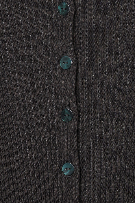 Mohair Silk Cardigan_Ash Gray