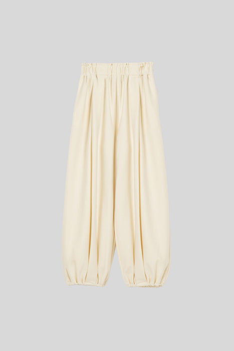 Wool Balloon Trousers_Black