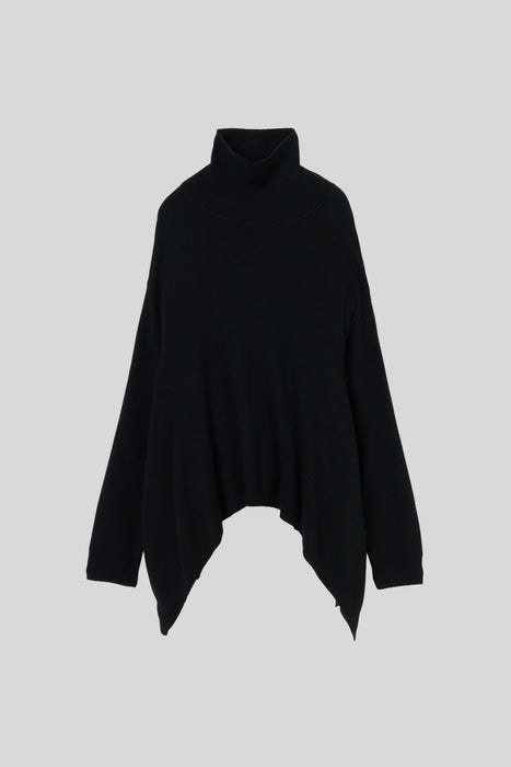 Square Box Knit_Black