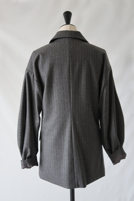 Wool Volume Jacket_Pin Stripe– IIROT