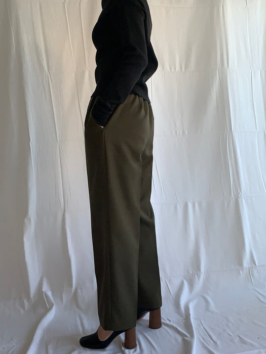 Highland wool trousers