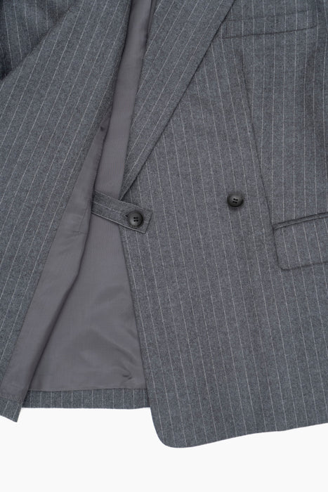 【IIROT】Wool Volume Jacket_Pin Stripe