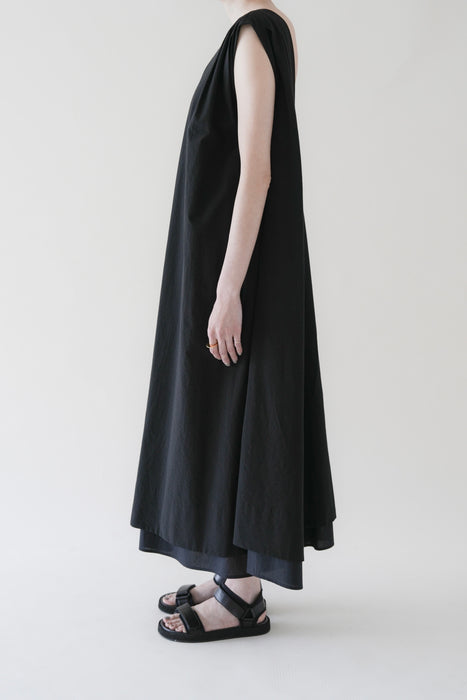 Double layered dress_Black