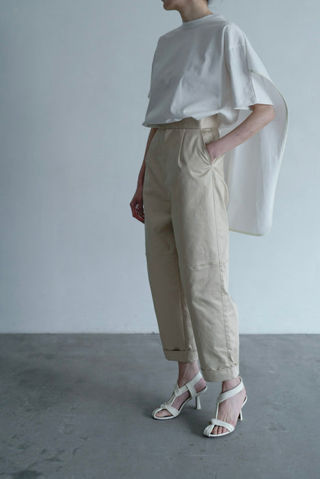 Satin Roll Up Pants_Willow