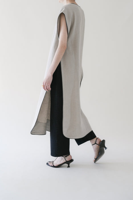 Linen cover dress