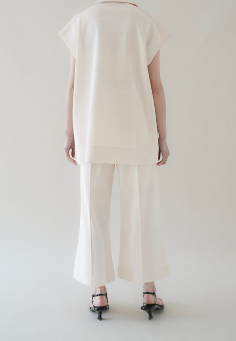 Cotton pullover_Ivory
