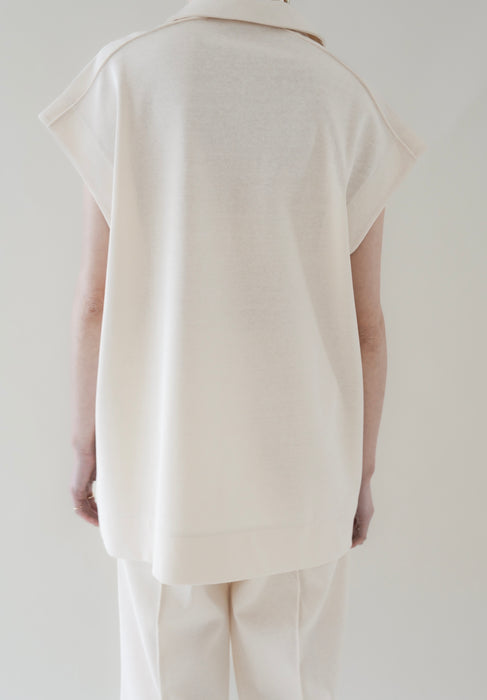 Cotton pullover_Ivory