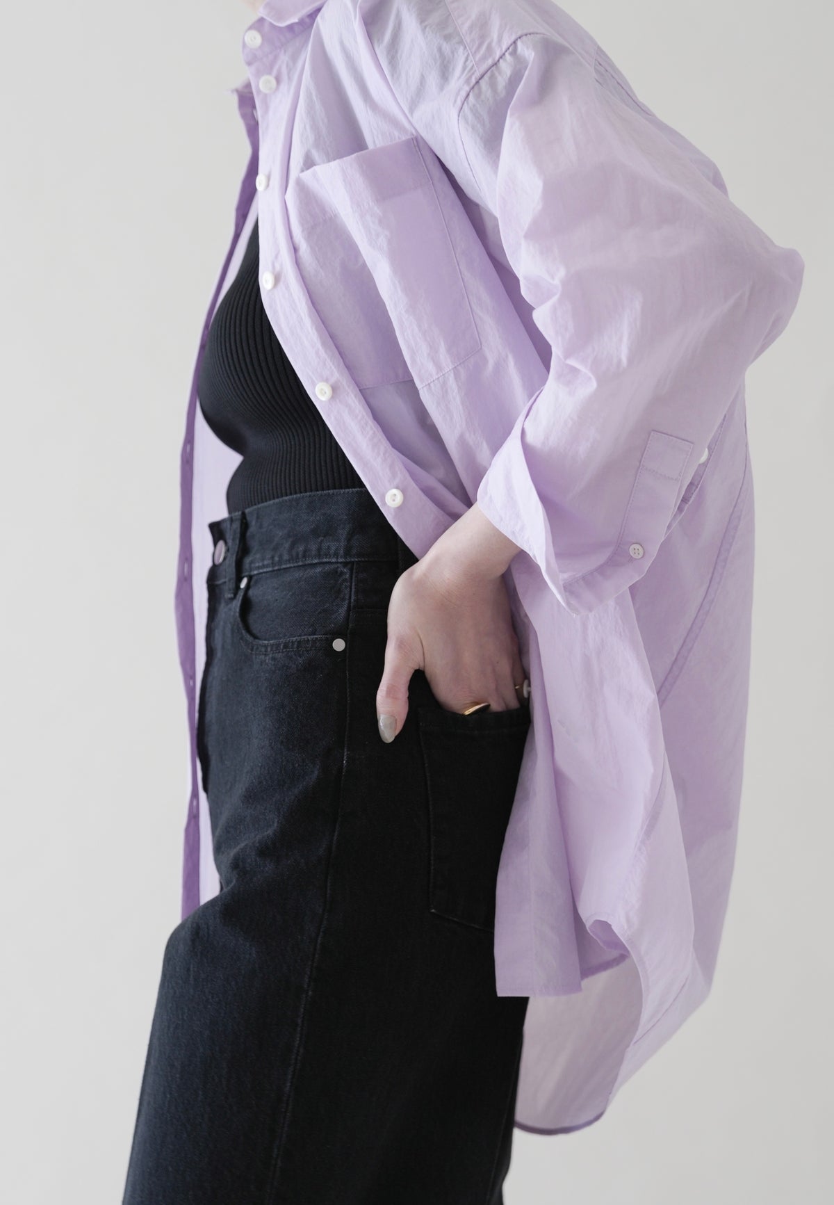 IIROT Dry wash shirt lilac