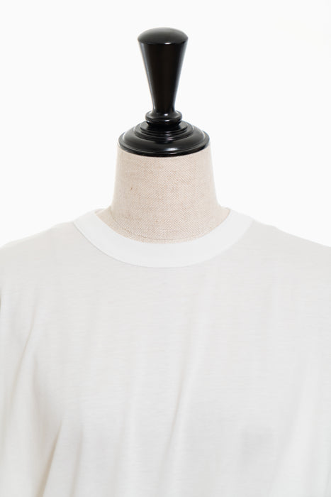 Side Zipper Two Style Cotton Tops_White