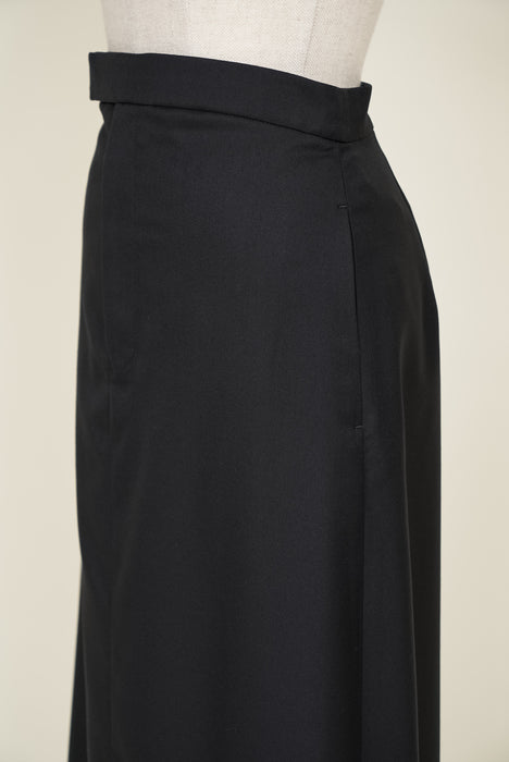 Classic Chambray Skirt_Black