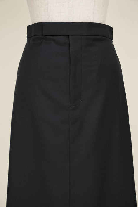 Classic Chambray Skirt_Black