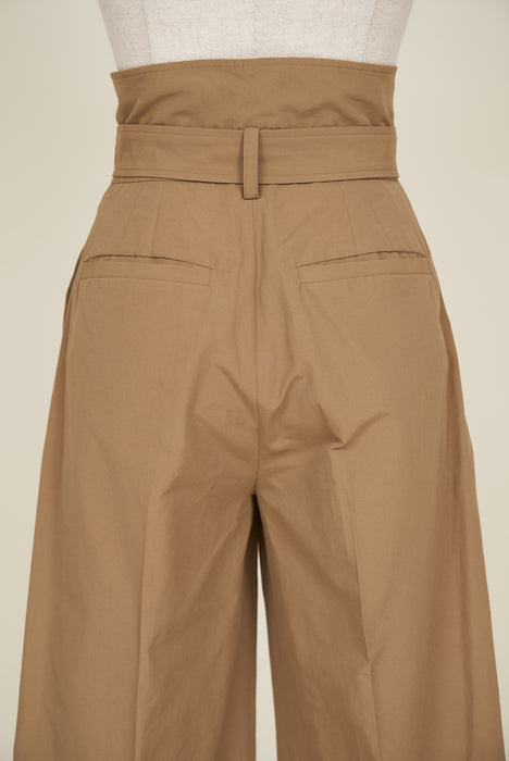 High-waisted Wide Pant_Camel