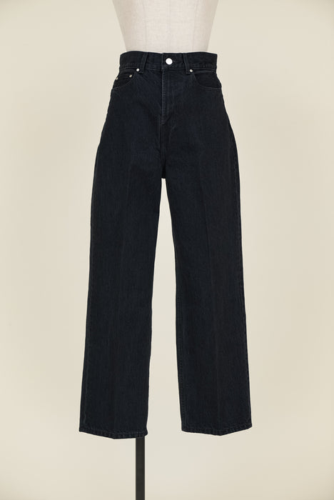USA Cotton Tapeard Jeans_Black