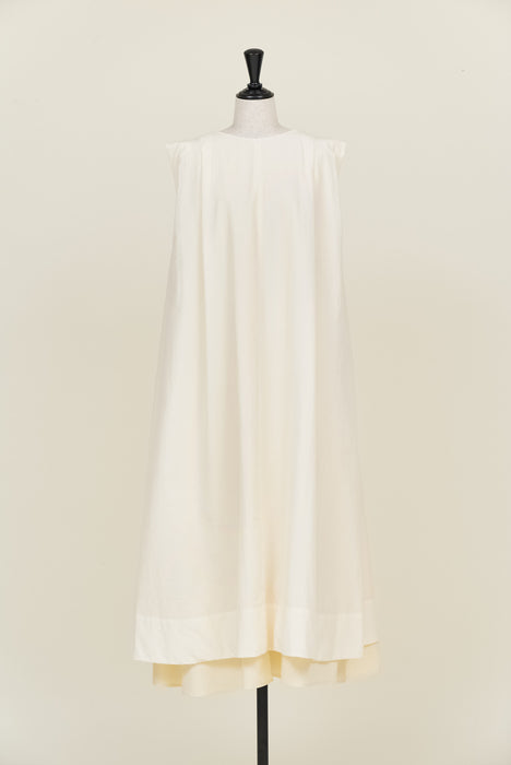 Double layered dress_Ivory