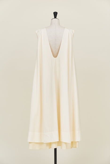 Double layered dress_Ivory
